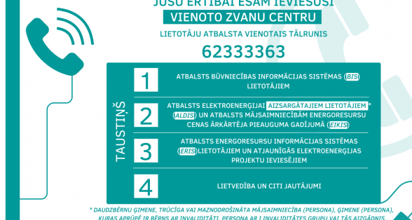 BVKB izveidots vienotais zvanu centrs